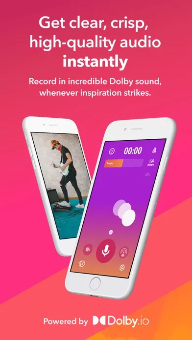Ảnh chụp màn hình của Dolby On: Record Audio & Video